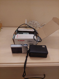 Canon Ixus 105, retro digikaamera, full kit (2 foto / 2)