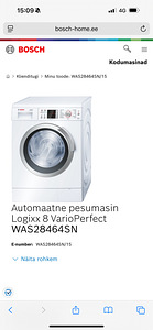 Automaatne pesumasin Logixx 8 VarioPerfect (1 foto / 1)
