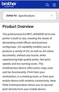 Proffessionaalne Printer Brother A3 MFC-J6940DW, kaasa 5 rin (10 foto / 10)
