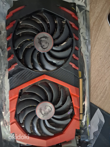 Videokaart MSI GeForce GTX 1060 GTX1060GAMINGX6G, 6 GB, GDDR