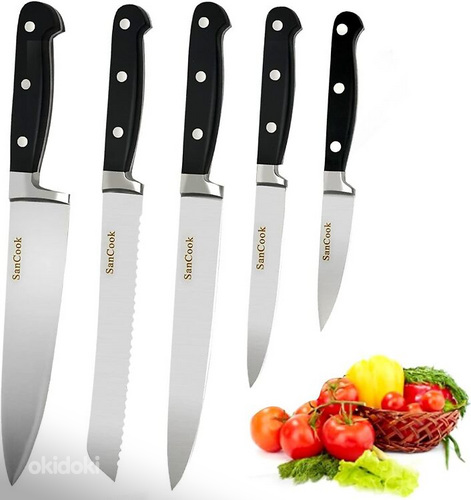 Набор профессиональных кухонных ножей sanCook НОВОЕ! (фото #1)