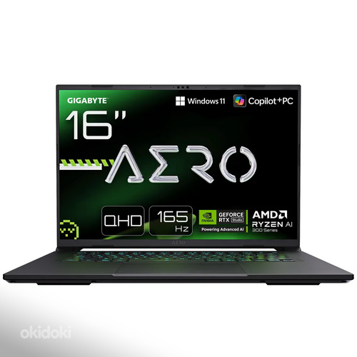 Sülearvuti Gigabyte AI 9 HX 370 AERO X16 16" QHD IPS 165 2TB