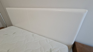 Kunstnahast ECO voodi madratsiga 140x200 väärtus üle 1000EUR (3 foto / 5)