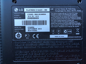 Monitor LG E1942C-BN, 1366х768, HDCP (3 foto / 4)