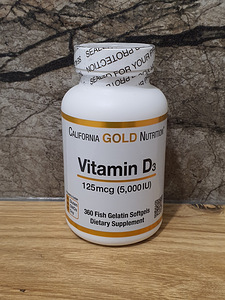 D3, d vitamiin, 5000 RÜ, 360 kaplsidi