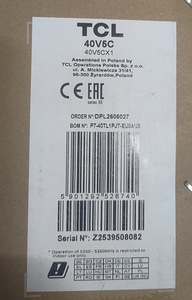UUS teler TCL 40V5C FHD QLED Android (4 foto / 4)