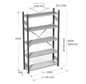 Laoriiulid Storit XL (1 foto / 5)