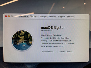 Apple iMac 20" (Early 2008) (3 foto / 3)