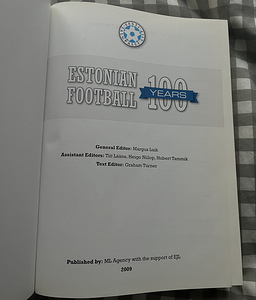 Estonian Football 100 Years raamat (3 foto / 4)