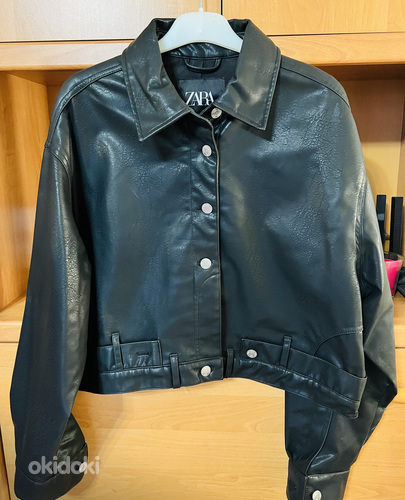 Куртка кожаная ZARA
