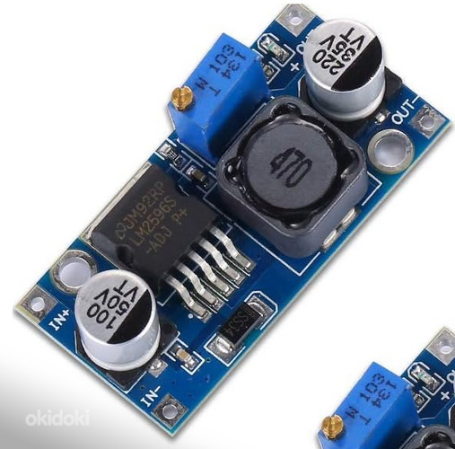 Yizhet LM2596 DC-DC понижающий преобразователь, 3,0 - 40 В д