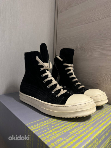 *RARE* Rick Owens DRKSHDW Velvet Ramones Black