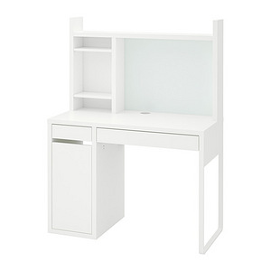 Laud, arvutilaud valge MICKE IKEA (1 foto / 4)