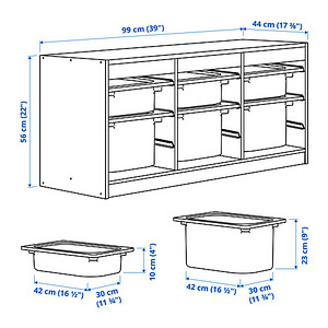 Ikea TROFAST riiul/kapp ja kastid (2 foto / 2)