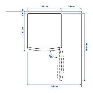 Külmik Lagan ikea 97/16 l (4 foto / 7)