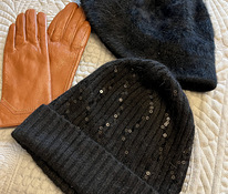 Женские перчатки и шапки