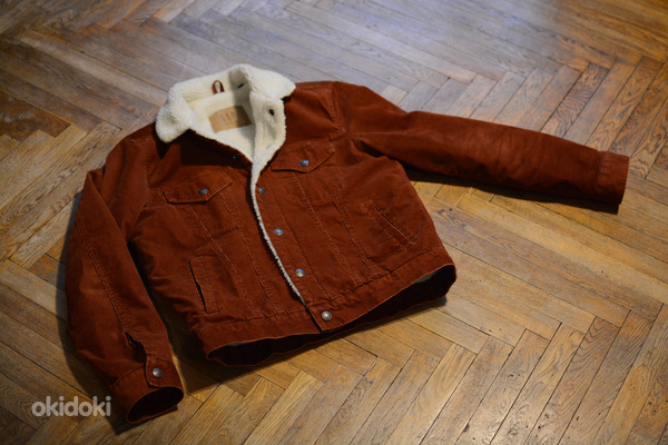 GAP Sherpa-Lined Icon Corduroy куртка (фото #1)