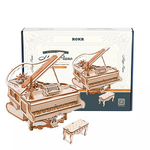 ROKR Magic Piano Mechanical Music Box 3D Wooden Puzzle (7 foto / 7)