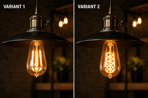 Vintage Edison dekoratiivlamp E27 40W (1 foto / 1)