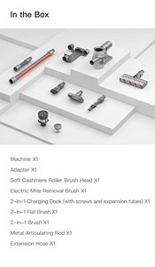 Xiaomi Dreame V11 akutolmuimeja 25 kPa, 90 min uus, pakendis (10 foto / 10)