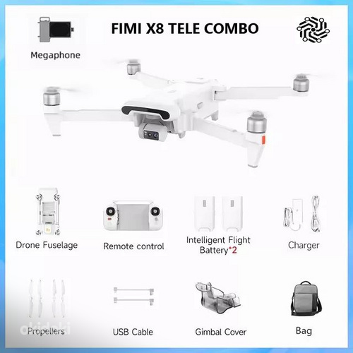 Xiaomi FIMI X8 Tele COMBO 10KM 4K 60fps 30X zoom droon uus
