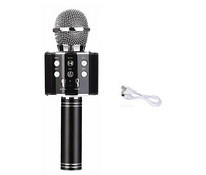 Karaoke mikrofon - kõlar, kuldne Bluetoothiga