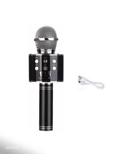 Karaoke mikrofon - kõlar, kuldne Bluetoothiga (foto #1)
