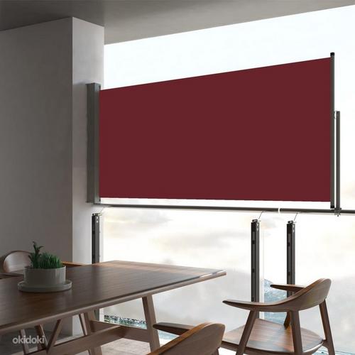 Террасу боковая панель, 60 x 300 cm, красная (фото #1)