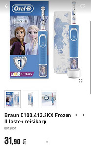 Frozen elektriline hambahari. Ostuhind 50,80€ (1 foto / 2)