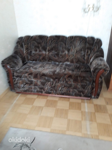 Kahekohaline diivan ja 2 tugitooli