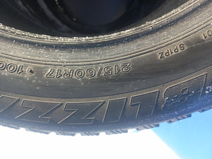 Naastrehvis R17/60/216 Bridgestone Blizzak (2 foto / 5)