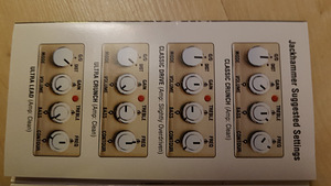 MARSHALL JH-1 THE JACKHAMMER EFFECT PEDAL (3 foto no 6)