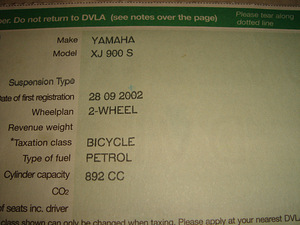 YAMAHA XJ900 s (1 foto / 5)
