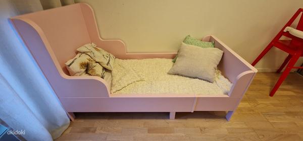 БУСУНГЕ раздвижная детская кровать, 80x200 см, светло-розовый (фото #6)