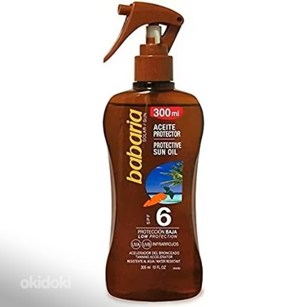 Масло для загара Babaria SPF 6, 300 мл