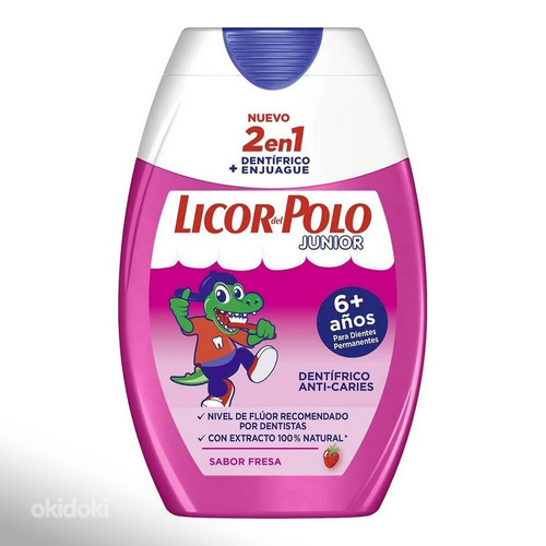 Laste hambapasta Licor Del Polo 2in1, 75 ml