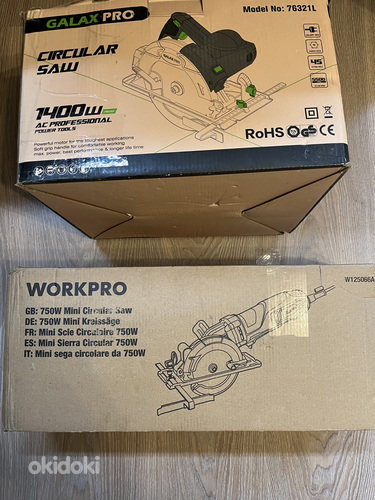 Kettasaagid Galax PRO 76321L ja WORKPRO W125066A
