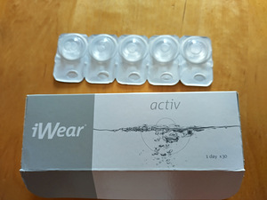 Kontaktläätsed iWear Activ -1.00 57tk. (1 foto / 3)