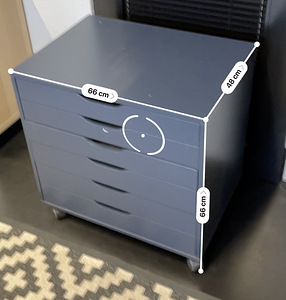 Ikea sahtliboks ALEX (sahtlitega alus) (1 foto / 5)