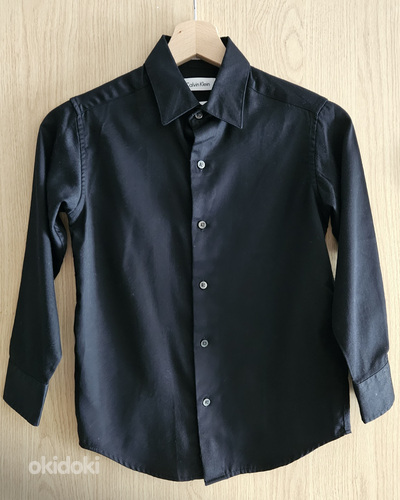 Рубашка для мальчиков (черная) (фото #3)