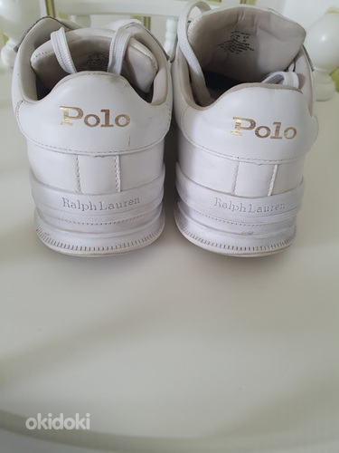 Кроссовки кожаные POLO RALPH LAUREN на 39 размер. (фото #3)