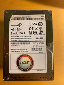 Seagate Savvio 15K.2 146GB SAS HDD (2 foto / 2)