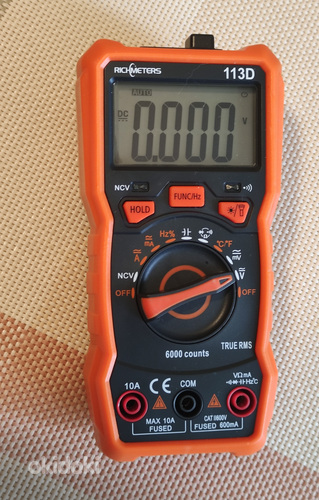Мультиметр тестер RICHMETERS RM113D новый (фото #7)