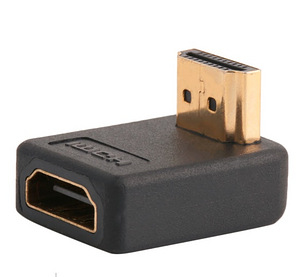 90 kraadi HDMI Male to Female Port Adapter Right Angle Ext
