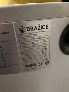 Boiler 200L 2,2kw Dražice (2 foto / 2)