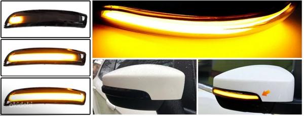 Dünaamilised LED-suunatuled peeglile Ford Focus 2013-2018 (foto #1)