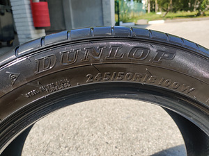 DUNLOP 245/50/R18 (2х 6-7MM, 2х 4,5-5MM) (3 foto / 4)
