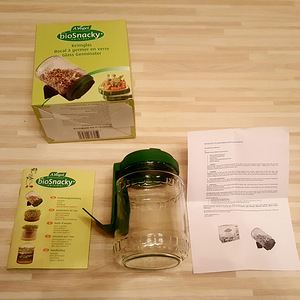 Biosnacky klaasist idandamispurk, uus (2 foto / 3)