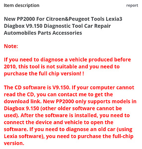 OEM ACTIA PSA XS EVOLUTION 9780.Z5 VCI DIAGBOX & LEXIA PP200 (3 foto / 3)