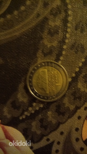 Hollandi 2€ haruldane münt